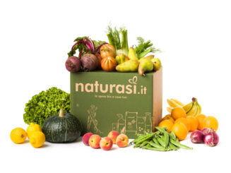 Box grande di frutta e verdura bio