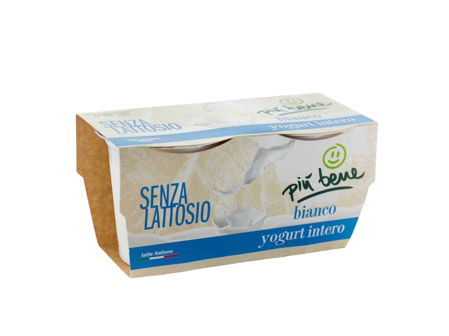 yogurt intero naturale senza lattosio (150gr)