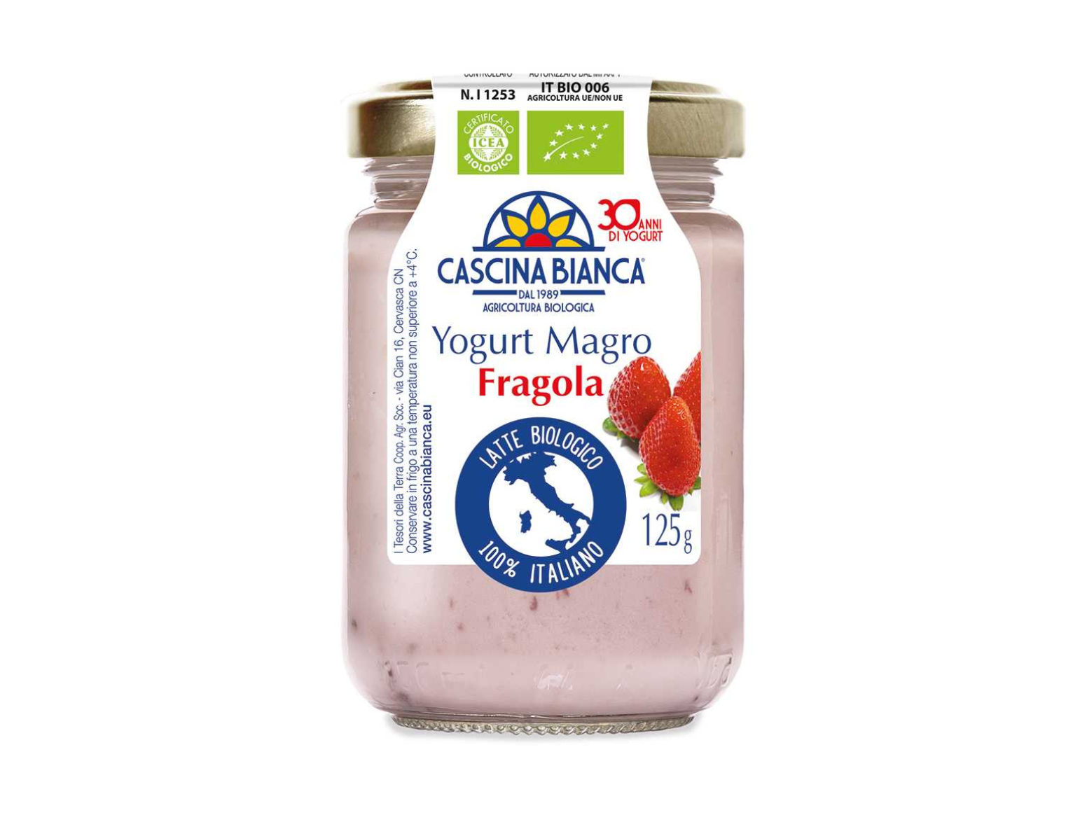 Yogurt Magro alla Fragola - NaturaSì Negozi Online - frutta e verdura bio a  domicilio