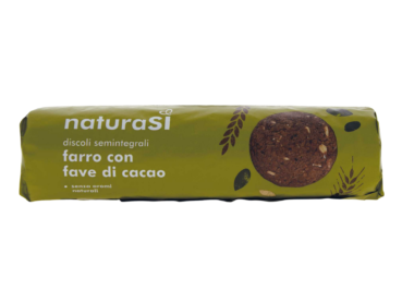 Discoli Semintegrali di Farro con Fave di Cacao